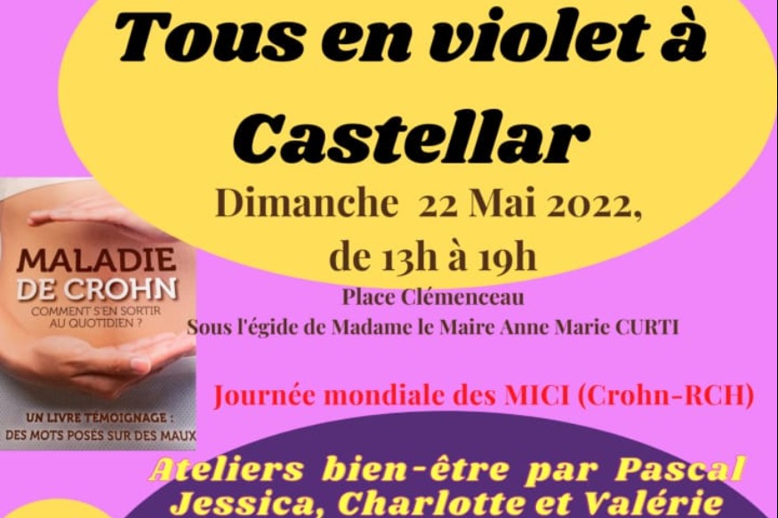 Tous en Violet à Castellar dimanche 22 mai
