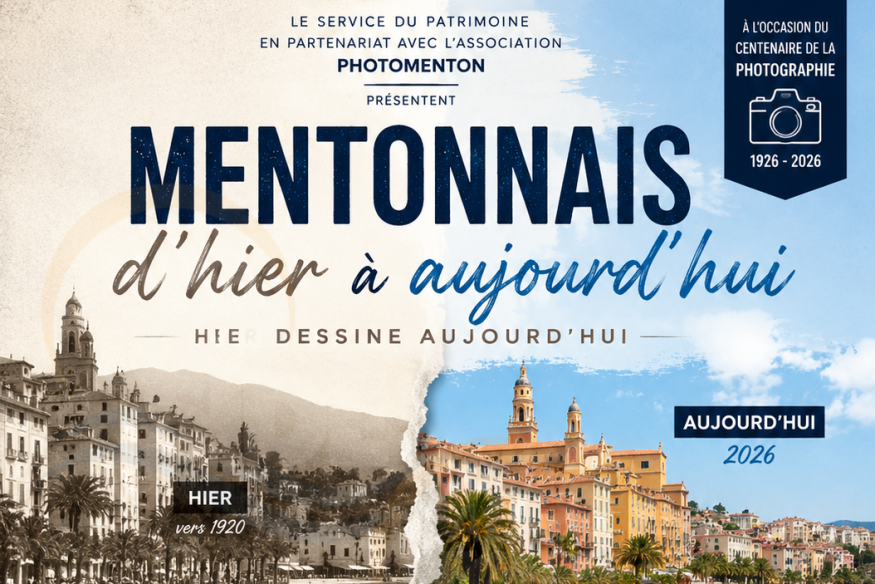 Menton : une exposition inédite fait dialoguer les images d’hier et d’aujourd’hui
